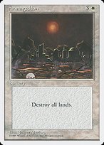 Glossy Finish Fourth Edition Armageddon ( #5 )