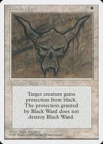 Glossy Finish Fourth Edition Black Ward ( #8 )
