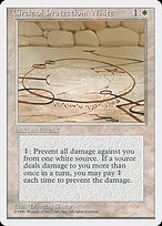 Glossy Finish Fourth Edition Circle of Protection: White ( #18 )