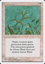 Glossy Finish Fourth Edition Green Ward ( #27 )