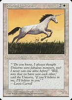 Glossy Finish Fourth Edition Pearled Unicorn ( #39 )