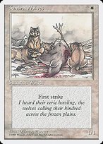 Glossy Finish Fourth Edition Tundra Wolves ( #53 )