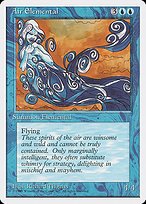 Glossy Finish Fourth Edition Air Elemental ( #59 )