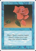 Glossy Finish Fourth Edition Mana Short ( #85 )