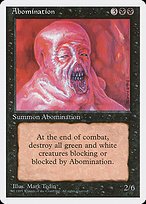 Glossy Finish Fourth Edition Abomination ( #117 )