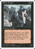 Glossy Finish Fourth Edition Black Knight ( #121 )
