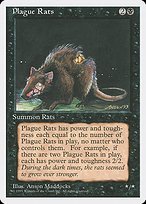 Glossy Finish Fourth Edition Plague Rats ( #154 )