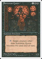 Glossy Finish Fourth Edition Sorceress Queen ( #162 )