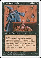 Glossy Finish Fourth Edition Xenic Poltergeist ( #173 )