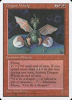 Glossy Finish Fourth Edition Dragon Whelp ( #186 )
