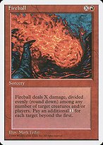 Glossy Finish Fourth Edition Fireball ( #192 )