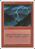 Glossy Finish Fourth Edition Lightning Bolt ( #208 )
