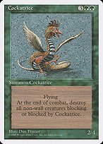 Glossy Finish Fourth Edition Cockatrice ( #237 )