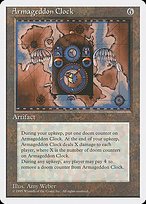 Glossy Finish Fourth Edition Armageddon Clock ( #295 )