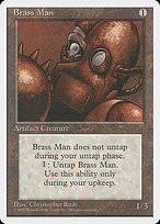 Glossy Finish Fourth Edition Brass Man ( #302 )