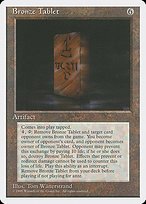 Glossy Finish Fourth Edition Bronze Tablet ( #303 )