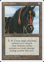 Glossy Finish Fourth Edition Ebony Horse ( #318 )