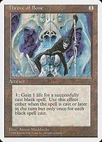 Glossy Finish Fourth Edition Throne of Bone ( #353 )