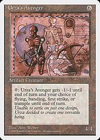 Glossy Finish Fourth Edition Urza's Avenger ( #355 )