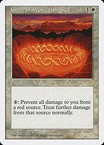 Glossy Finish Fifth Edition Circle of Protection: Red ( #20 )