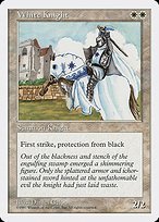 Glossy Finish Fifth Edition White Knight ( #68 )