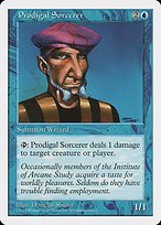 Glossy Finish Fifth Edition Prodigal Sorcerer ( #112 )