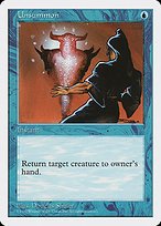 Glossy Finish Fifth Edition Unsummon ( #132 )
