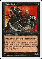 Glossy Finish Fifth Edition Black Knight ( #143 )