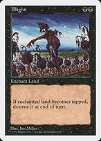 Glossy Finish Fifth Edition Blight ( #144 )