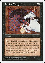 Glossy Finish Fifth Edition Broken Visage ( #149 )