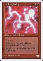 Glossy Finish Fifth Edition Ball Lightning ( #210 )