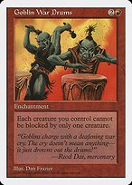 Glossy Finish Fifth Edition Goblin War Drums ( #237 )