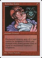 Glossy Finish Fifth Edition Ironclaw Curse ( #244 )