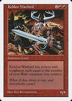 Glossy Finish Fifth Edition Keldon Warlord ( #247 )