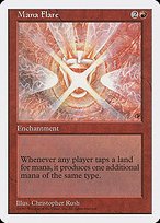 Glossy Finish Fifth Edition Mana Flare ( #249 )
