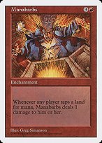 Glossy Finish Fifth Edition Manabarbs ( #250 )