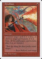 Glossy Finish Fifth Edition Pyroblast ( #262 )