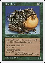 Glossy Finish Fifth Edition Chub Toad ( #283 )