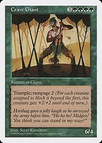 Glossy Finish Fifth Edition Craw Giant ( #285 )
