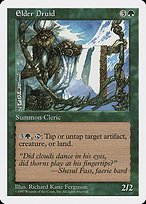 Glossy Finish Fifth Edition Elder Druid ( #290 )