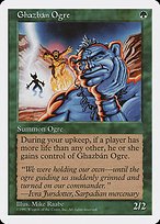 Glossy Finish Fifth Edition Ghazbán Ogre ( #298 )