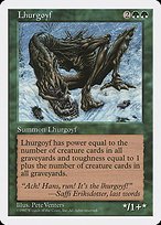 Glossy Finish Fifth Edition Lhurgoyf ( #309 )