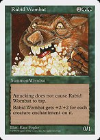 Glossy Finish Fifth Edition Rabid Wombat ( #319 )