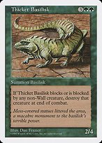 Glossy Finish Fifth Edition Thicket Basilisk ( #331 )