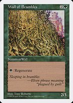 Glossy Finish Fifth Edition Wall of Brambles ( #338 )