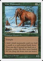 Glossy Finish Fifth Edition War Mammoth ( #340 )