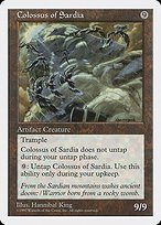 Glossy Finish Fifth Edition Colossus of Sardia ( #358 )