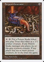 Glossy Finish Fifth Edition Serpent Generator ( #397 )