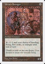 Glossy Finish Fifth Edition Urza's Avenger ( #405 )