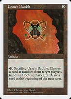 Glossy Finish Fifth Edition Urza's Bauble ( #406 )